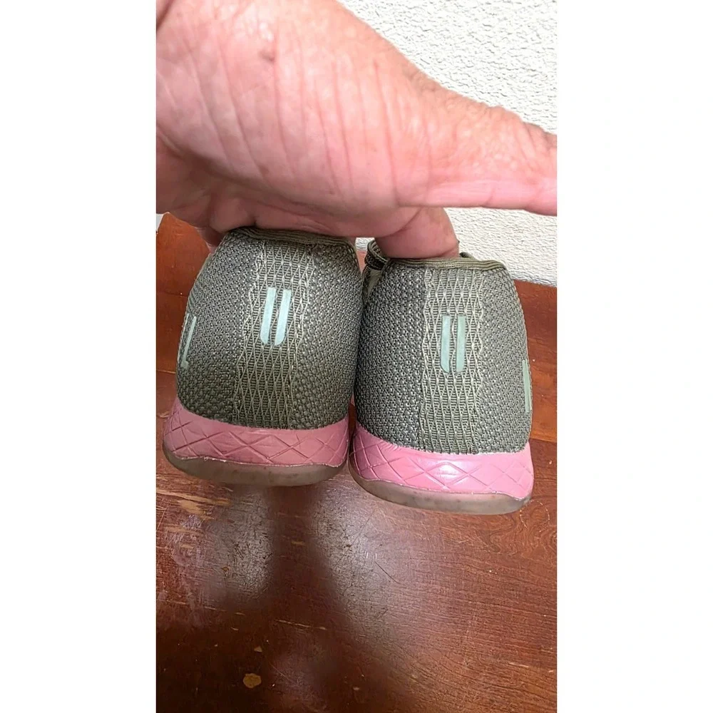 Nobull‎ Trainer Army Green Radiant Pink CrossFit Training Unisex Size M7/W8.5